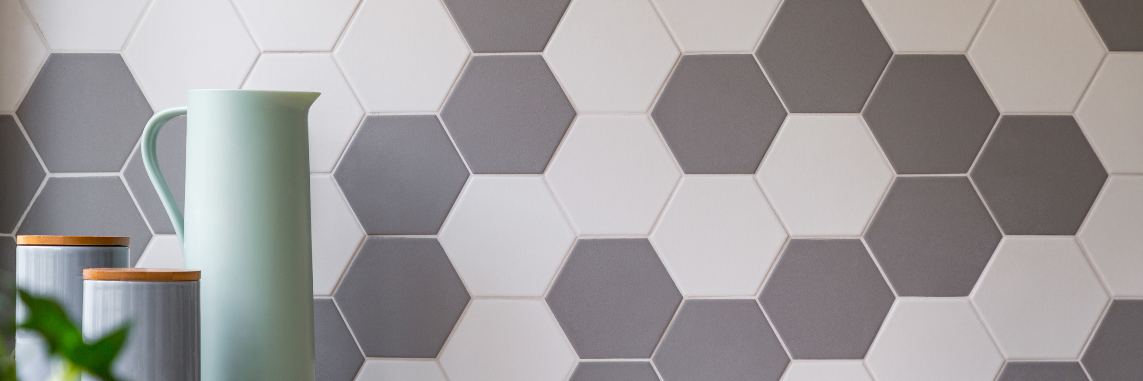 Honeycomb wall tiles